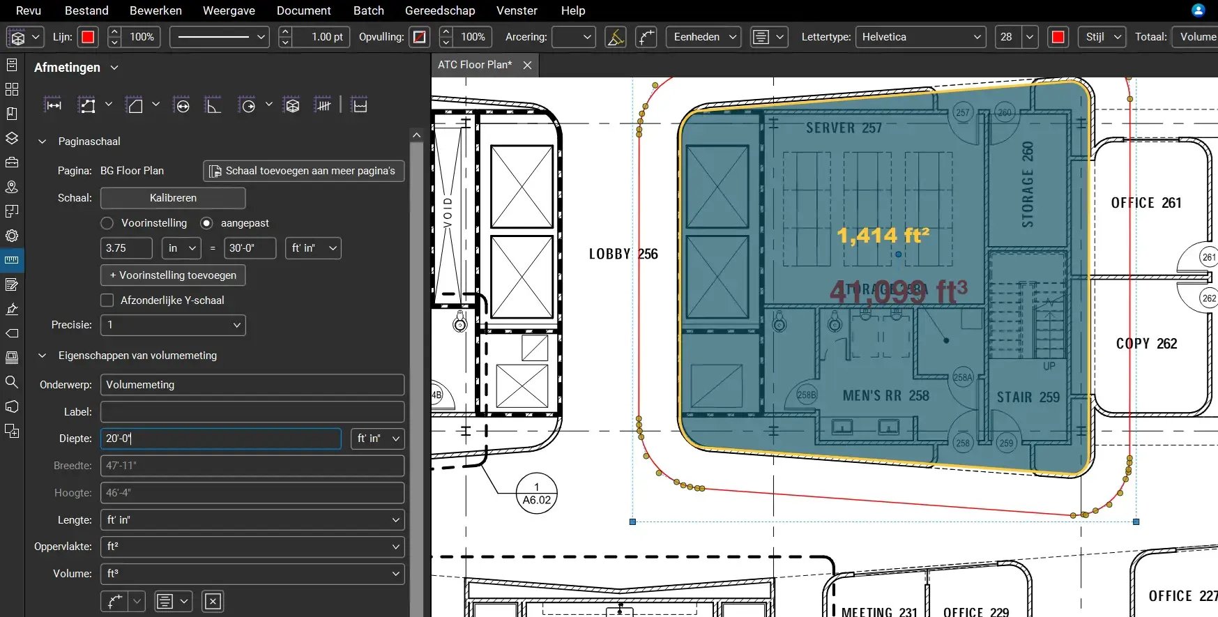offset-magische-markering-in-bluebeam-max-10